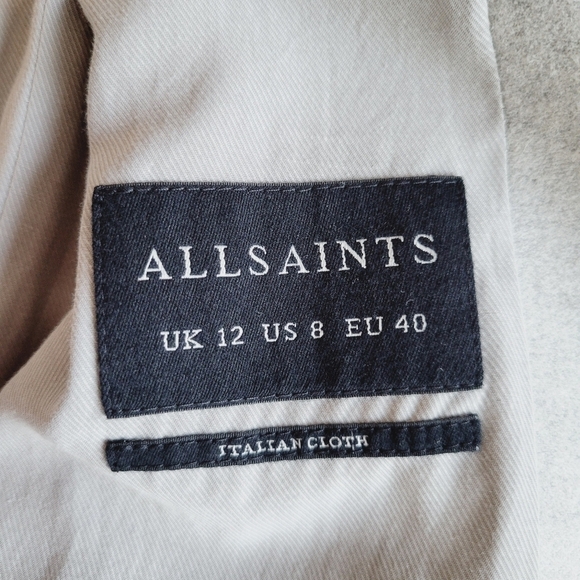 All Saints Gray Ora Coat - Picture 8 of 12